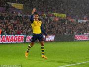 Không có Alexis Sanchez, Arsenal xếp .... thứ 17 tại Premier League